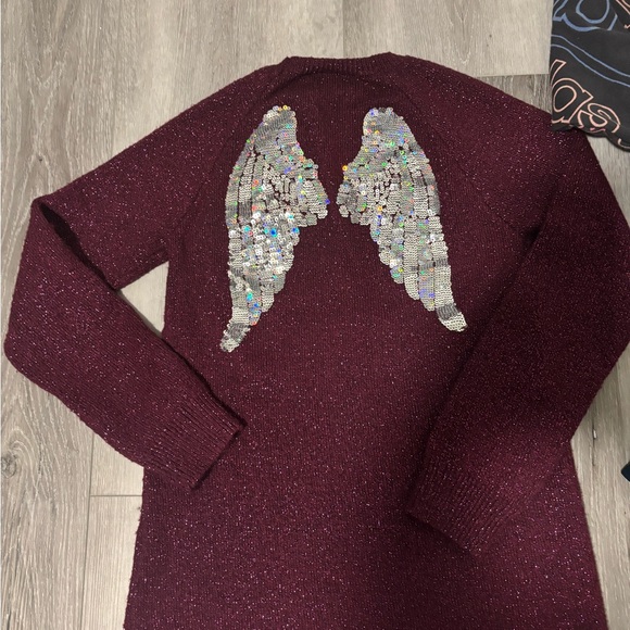 Girl’s angel wing sweater dress adidas sweater hoodie and uniform dress size 7-8 - Picture 3 of 5